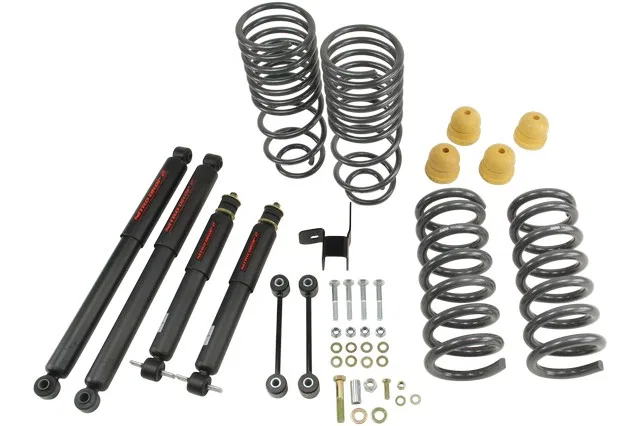 964ND – BELLTECH Lowering Kit, 2 Inch Front/ 4 Inch Rear Drop Nitro Drop 2 Shock Absorbers Included With Front and Re...